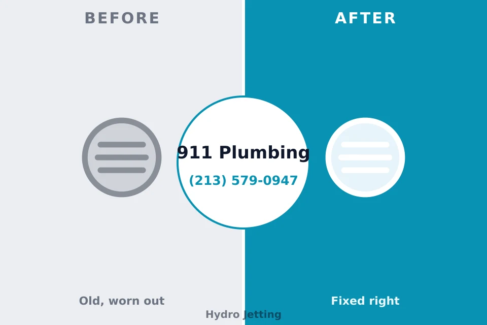 Before and after: plumbing repair Youngsville, NC